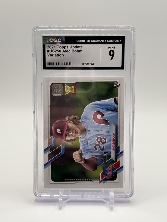 Alec Bohm — Topps Update RC Variation — CGC 9