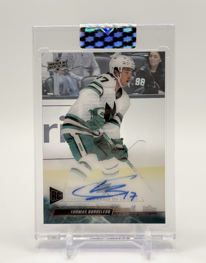 Thomas Bordeleau — Clear Cut RC Auto — Graded