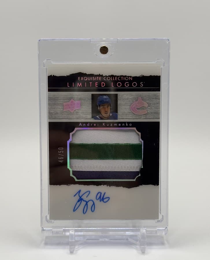 Andrei Kuzmenko — Exquisite Limited Logos Patch Auto /50 — Graded
