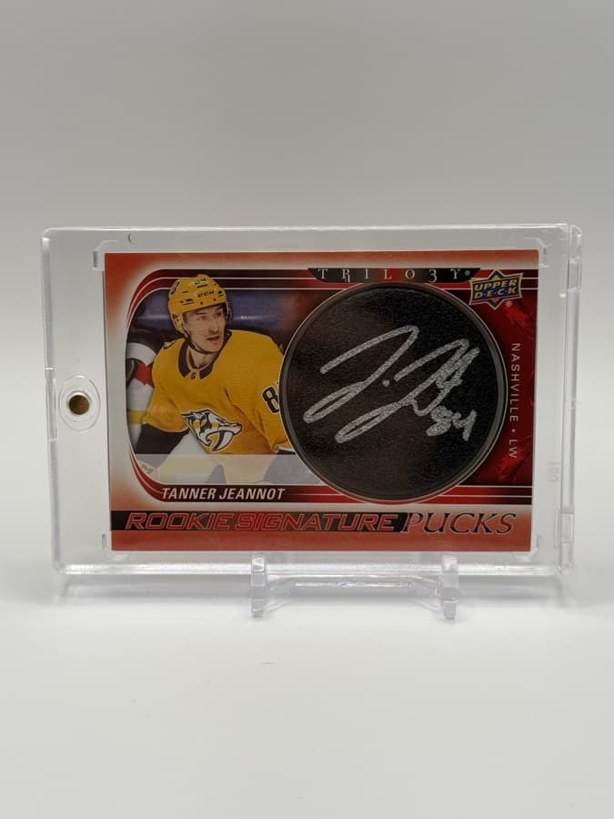 Tanner Jeannot — Rookie Signature Pucks